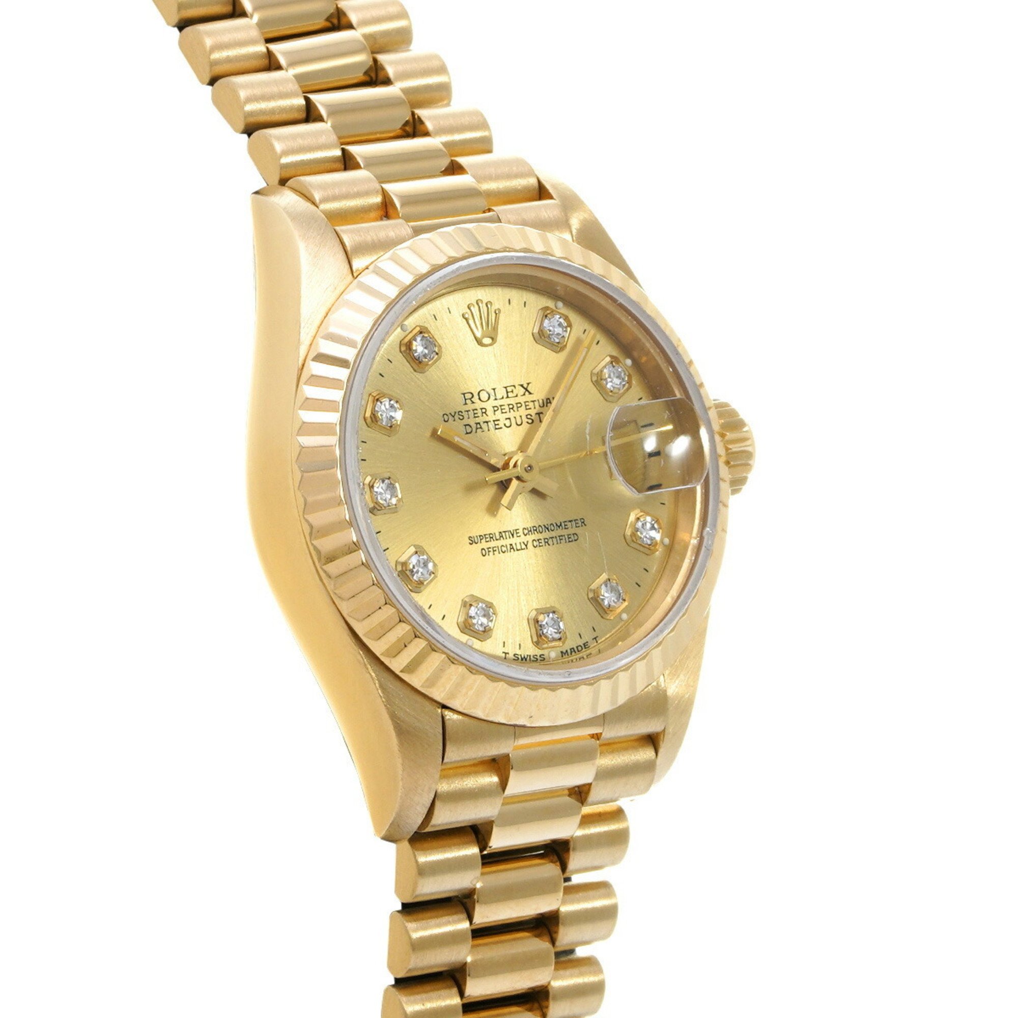 ROLEX Rolex Datejust 10P Diamond 69178G Ladies Watch Automatic