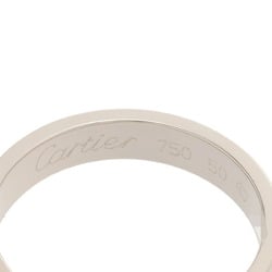 CARTIER Love Ring #50 Size 10 Women's K18 White Gold