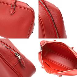 HERMES Hermes Plume Elan Rouge vif □I stamp (around 2005) Women's Epsom leather handbag