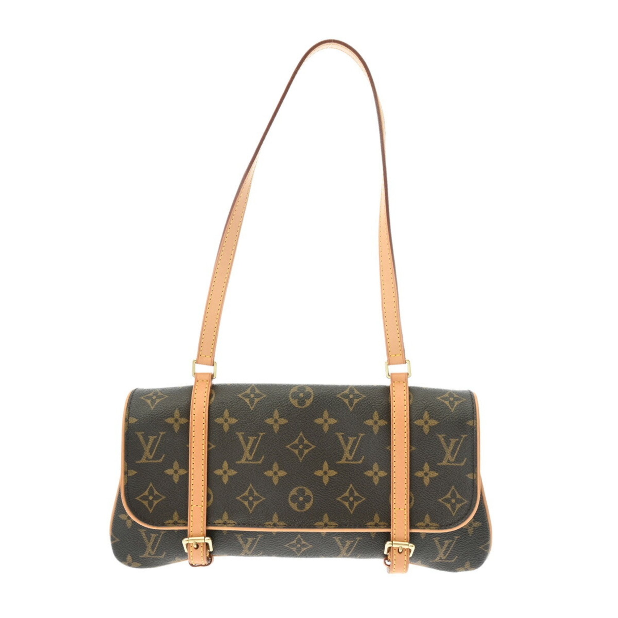 LOUIS VUITTON Louis Vuitton Monogram Marel Brown M51157 Women's Canvas Shoulder Bag