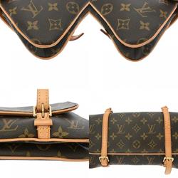 LOUIS VUITTON Louis Vuitton Monogram Marel Brown M51157 Women's Canvas Shoulder Bag