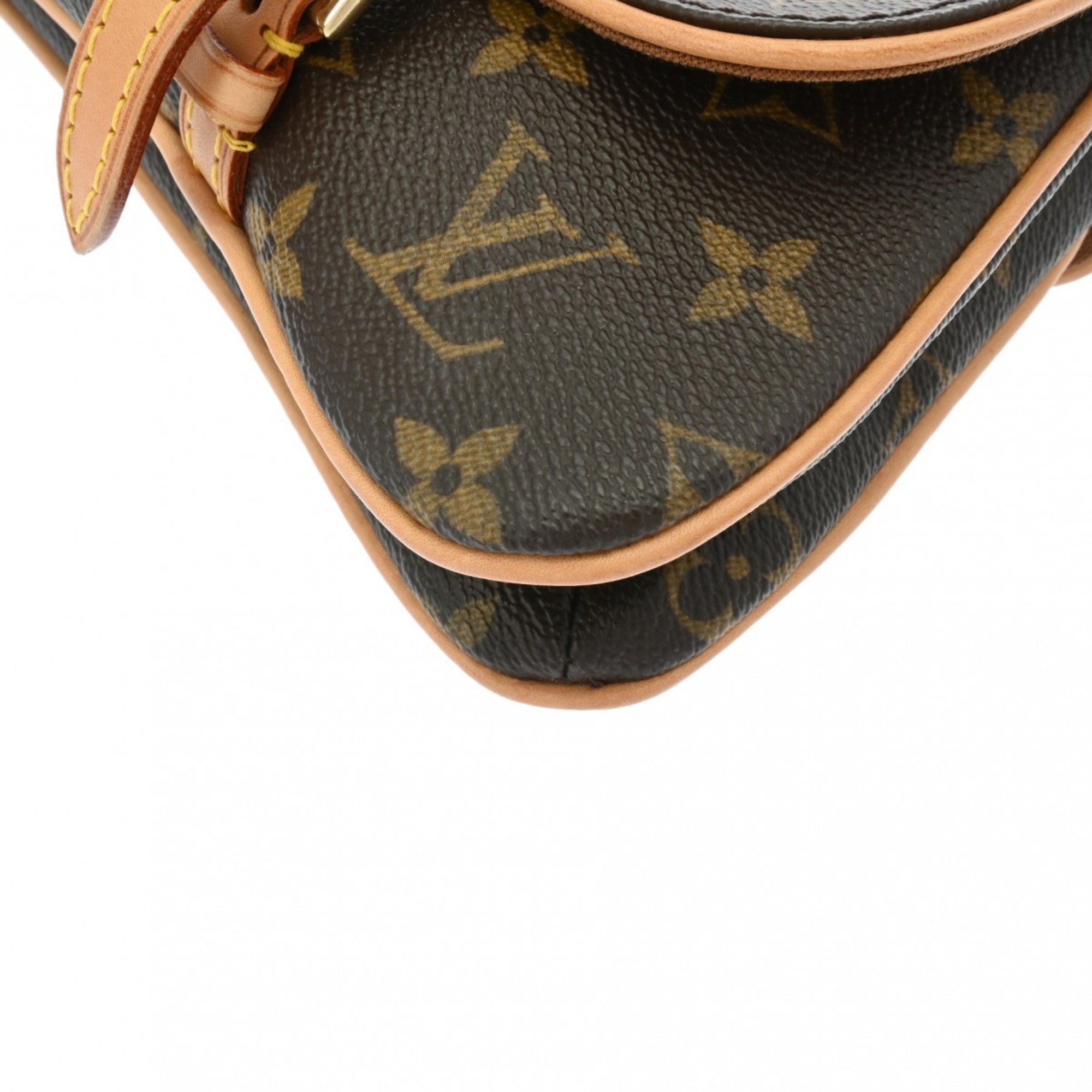 LOUIS VUITTON Louis Vuitton Monogram Marel Brown M51157 Women's Canvas Shoulder Bag