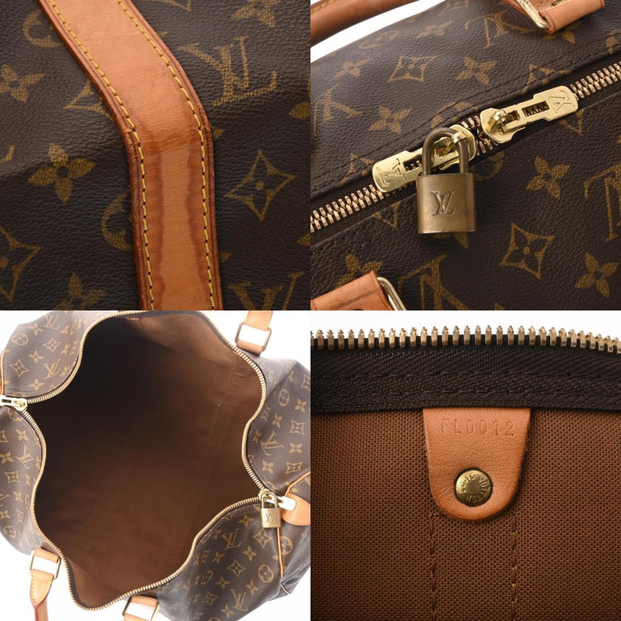 LOUIS VUITTON Louis Vuitton Monogram Keepall 50 Brown M41426 Unisex Canvas Boston Bag