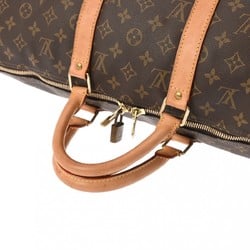 LOUIS VUITTON Louis Vuitton Monogram Keepall 50 Brown M41426 Unisex Canvas Boston Bag