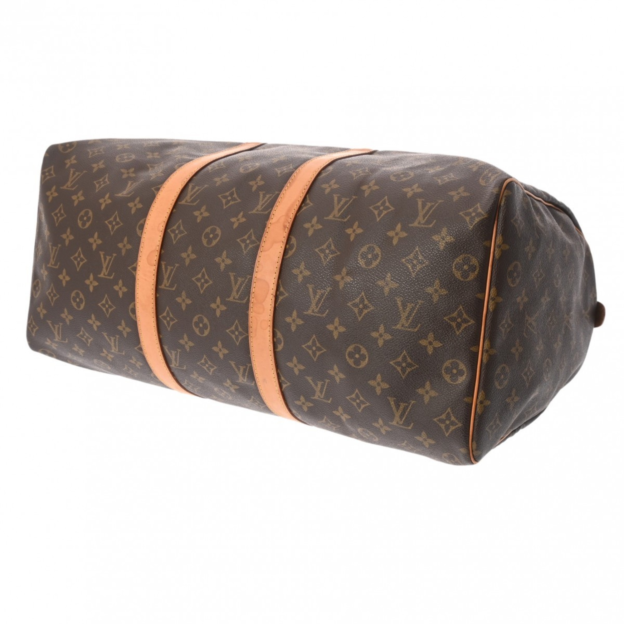 LOUIS VUITTON Louis Vuitton Monogram Keepall 50 Brown M41426 Unisex Canvas Boston Bag