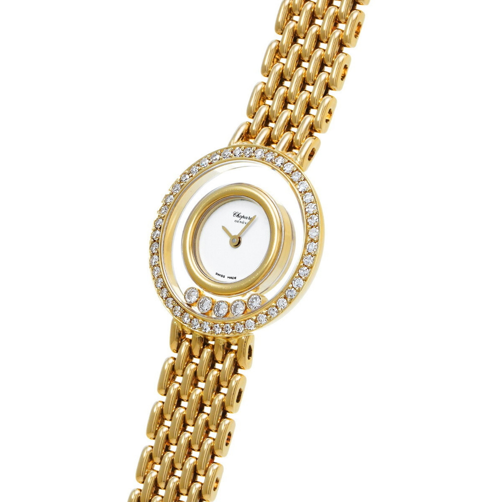 CHOPARD Chopard Happy Diamond 5P Double Bezel 20/5690 Women's Watch Quartz