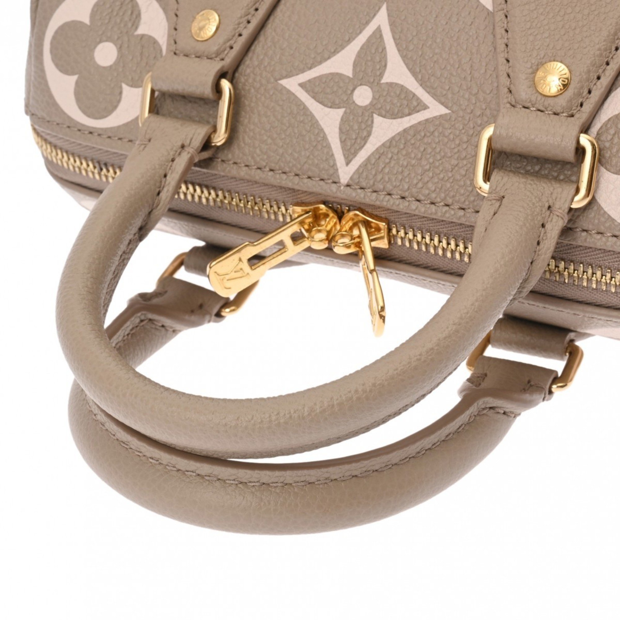 LOUIS VUITTON Louis Vuitton Monogram Empreinte Speedy Bandouliere 20 Tourtrell Creme M46575 Women's Leather Handbag