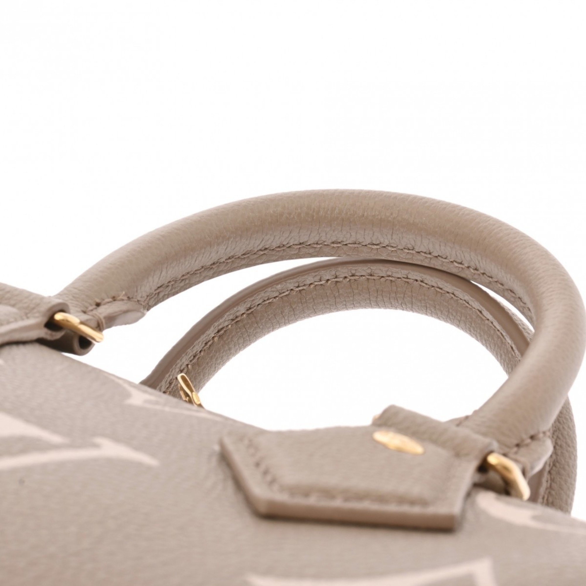 LOUIS VUITTON Louis Vuitton Monogram Empreinte Speedy Bandouliere 20 Tourtrell Creme M46575 Women's Leather Handbag