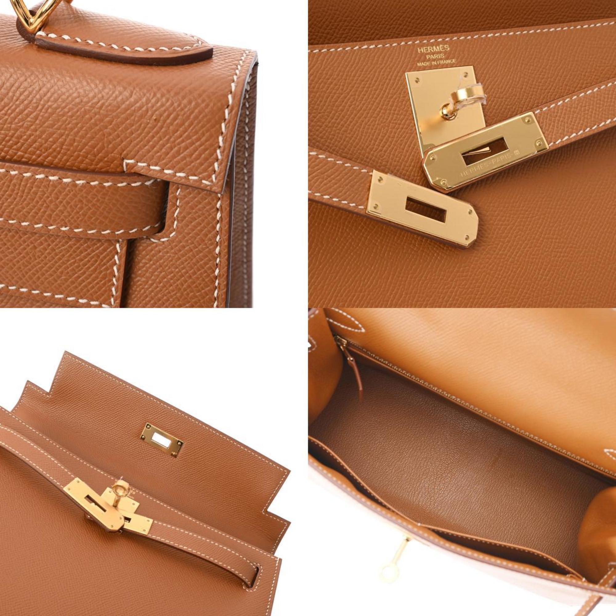 HERMES Kelly 28 Outer Stitching Gold Z Stamp (around 2021) Women's Epsom Leather Handbag