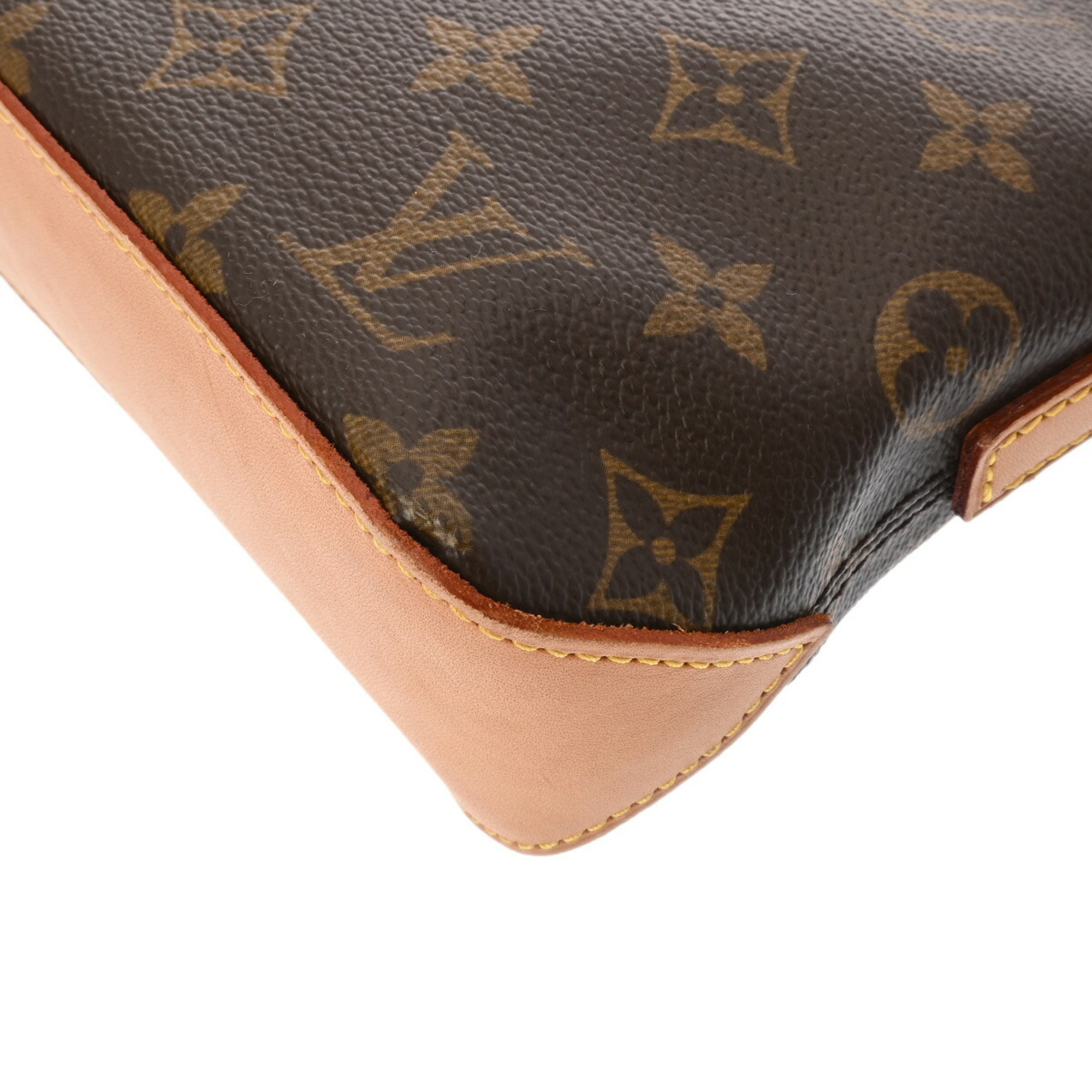 LOUIS VUITTON Louis Vuitton Monogram Trotter Brown M51240 Women's Canvas Shoulder Bag