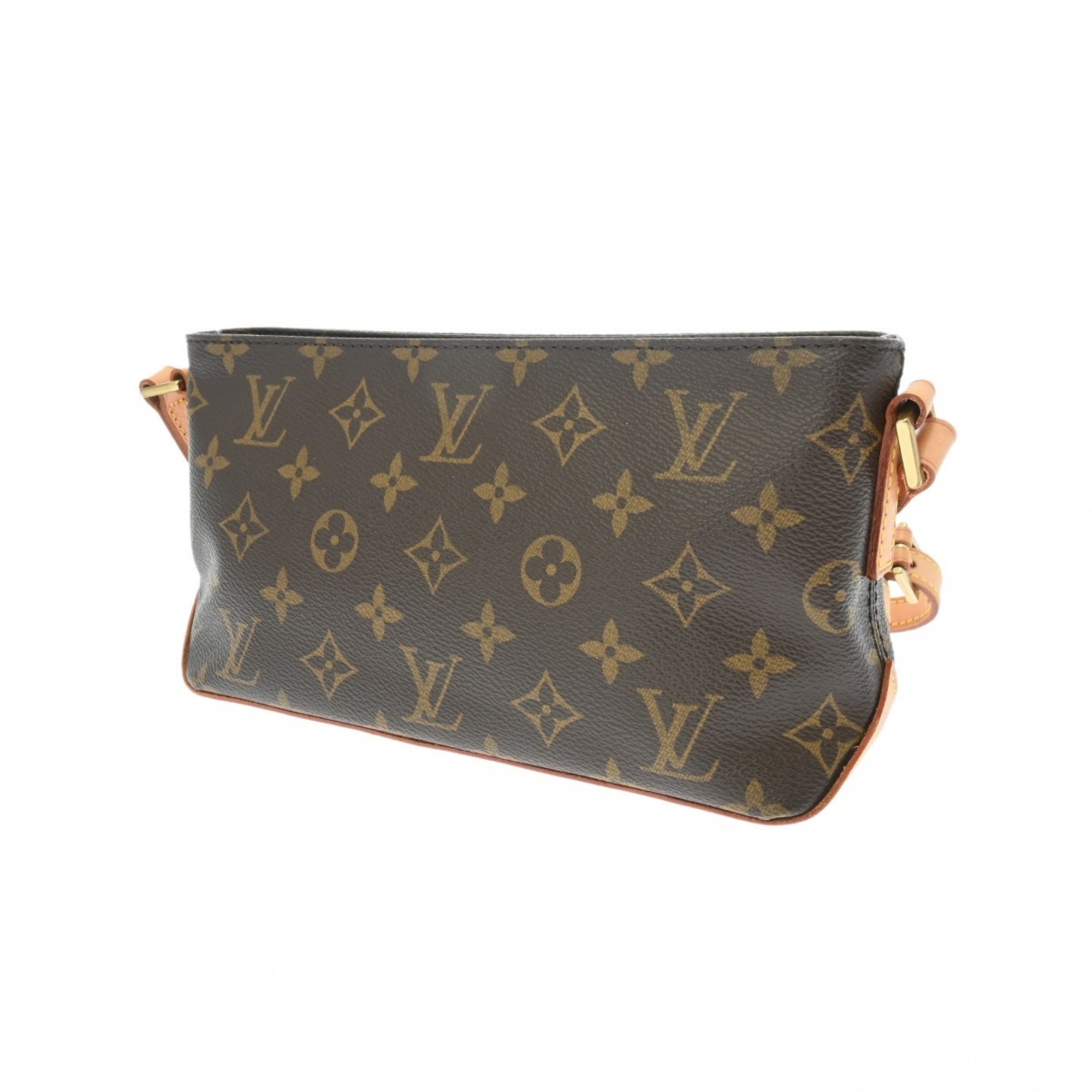 LOUIS VUITTON Louis Vuitton Monogram Trotter Brown M51240 Women's Canvas Shoulder Bag