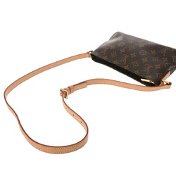 LOUIS VUITTON Louis Vuitton Monogram Trotter Brown M51240 Women's Canvas Shoulder Bag