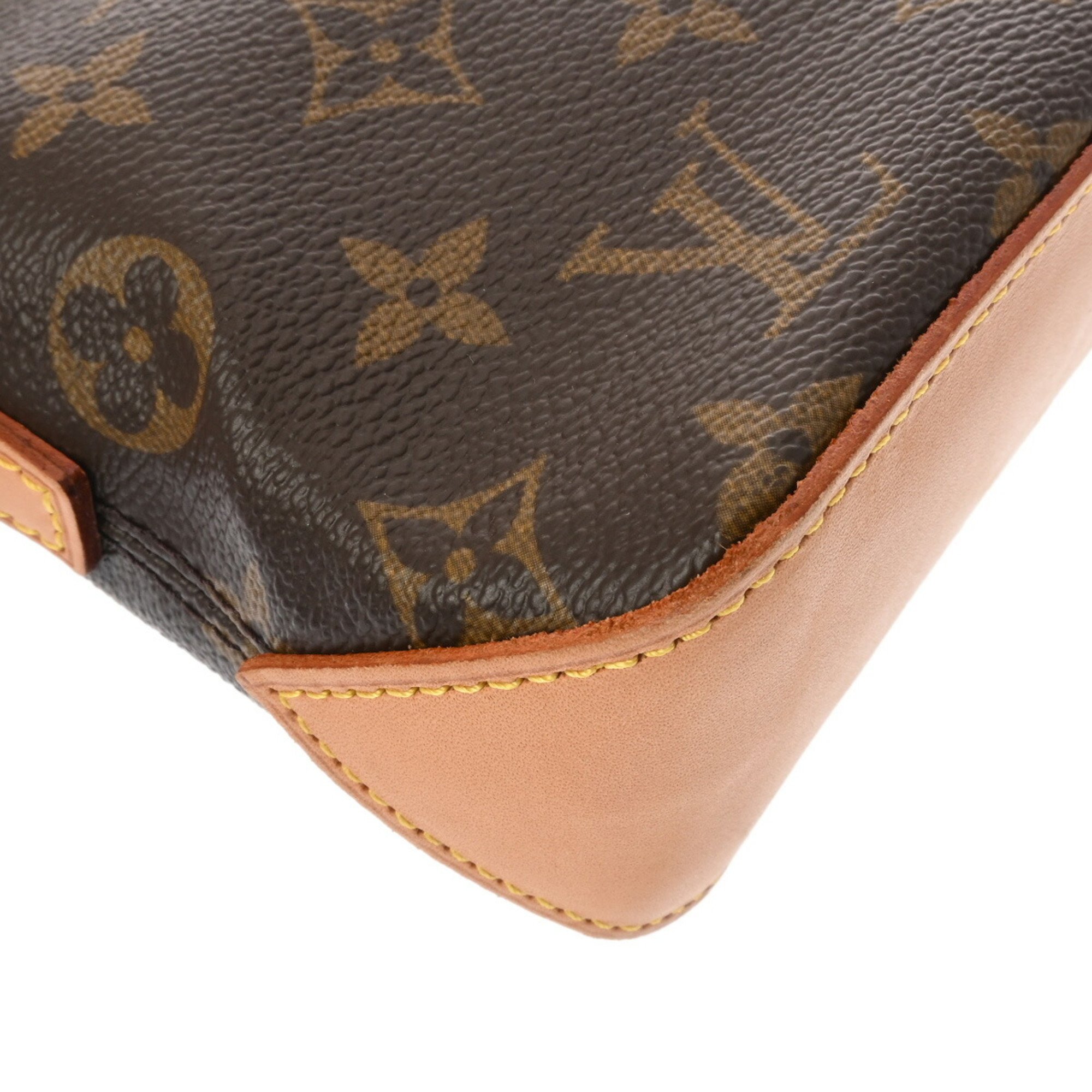 LOUIS VUITTON Louis Vuitton Monogram Trotter Brown M51240 Women's Canvas Shoulder Bag