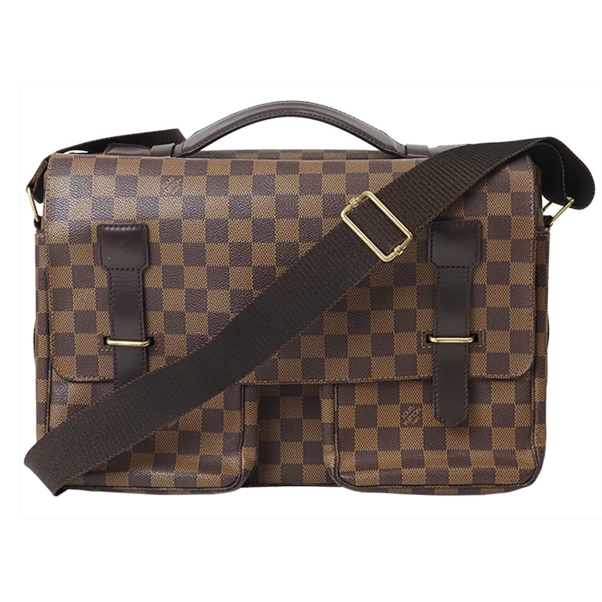 Louis Vuitton Broadway Shoulder Bag Damier Ebene N42270 Men's Bags LOUIS VUITTON