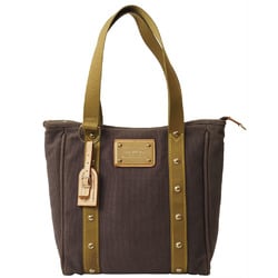 Louis Vuitton Antigua Cabas MM Bag Brown M40086 Women's Canvas Tote Shoulder LOUIS VUITTON