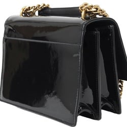 Saint Laurent Paris Sunset Chain Shoulder Bag Black 441972 Women's Enamel SAINT LAURENT