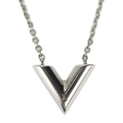 LOUIS VUITTON Louis Vuitton Necklace Essential V M63197 Metal Silver