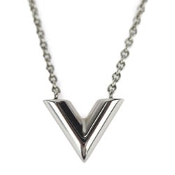 LOUIS VUITTON Louis Vuitton Necklace Essential V M63197 Metal Silver