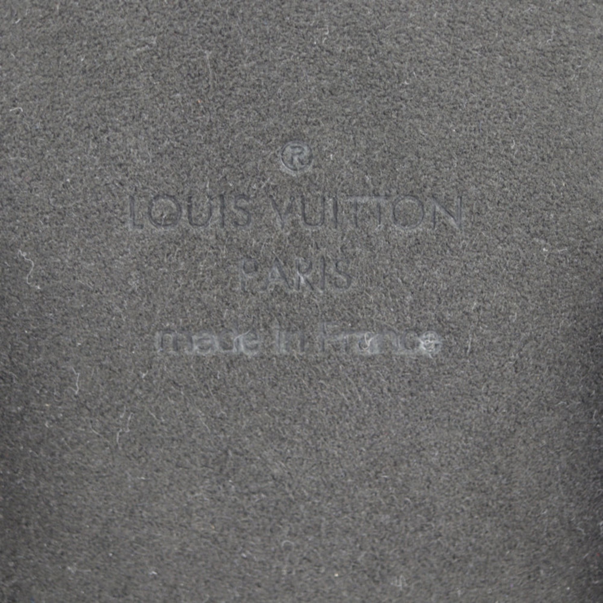 LOUIS VUITTON Louis Vuitton iPhone Bumper 15 Pro Accessory M82889 Monogram Reverse Leather Brown Black Case Smartphone