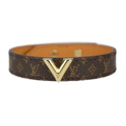 LOUIS VUITTON Louis Vuitton Bracelet Essential V M6042F Monogram Canvas Leather Brown