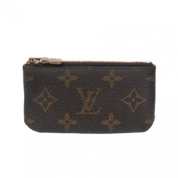 LOUIS VUITTON Louis Vuitton Monogram Pochette Cle Brown M62650 Unisex Canvas Coin Case