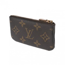 LOUIS VUITTON Louis Vuitton Monogram Pochette Cle Brown M62650 Unisex Canvas Coin Case