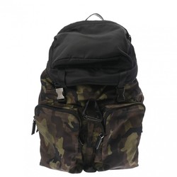 PRADA Prada Backpack Camouflage Pattern Green VZ0065 Men's Nylon Backpack/Daypack