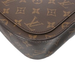 LOUIS VUITTON Louis Vuitton Monogram Saint-Cloud GM Brown M51242 Women's Canvas Shoulder Bag