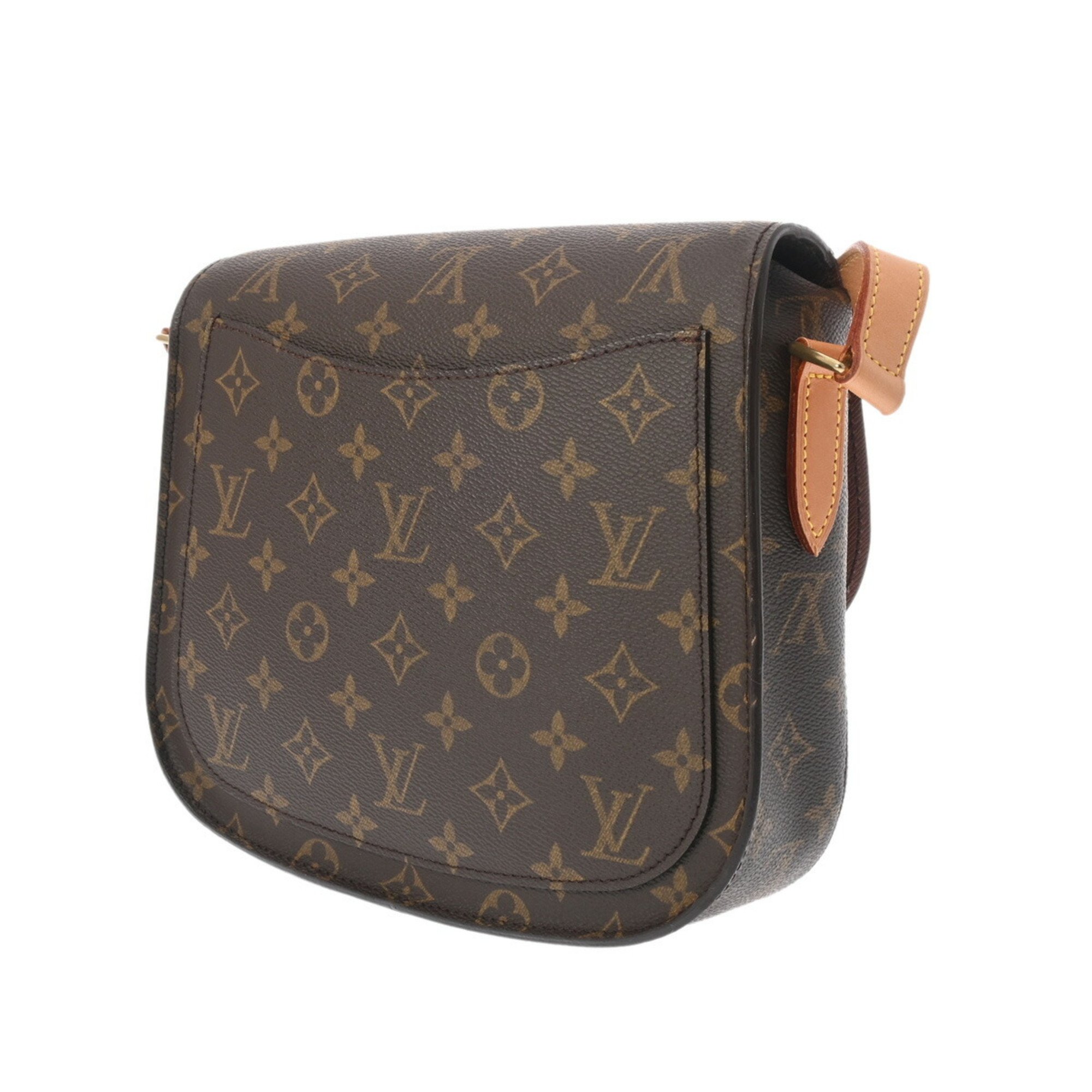 LOUIS VUITTON Louis Vuitton Monogram Saint-Cloud GM Brown M51242 Women's Canvas Shoulder Bag