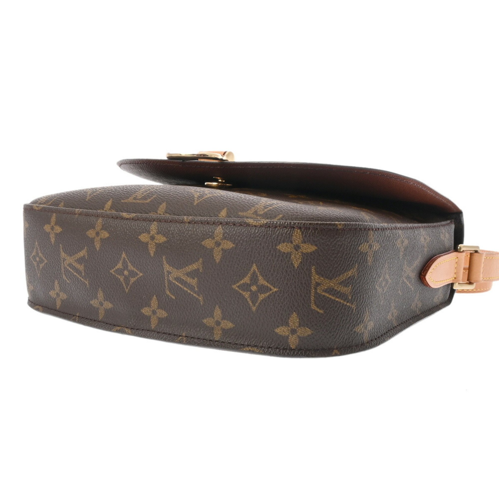 LOUIS VUITTON Louis Vuitton Monogram Saint-Cloud GM Brown M51242 Women's Canvas Shoulder Bag