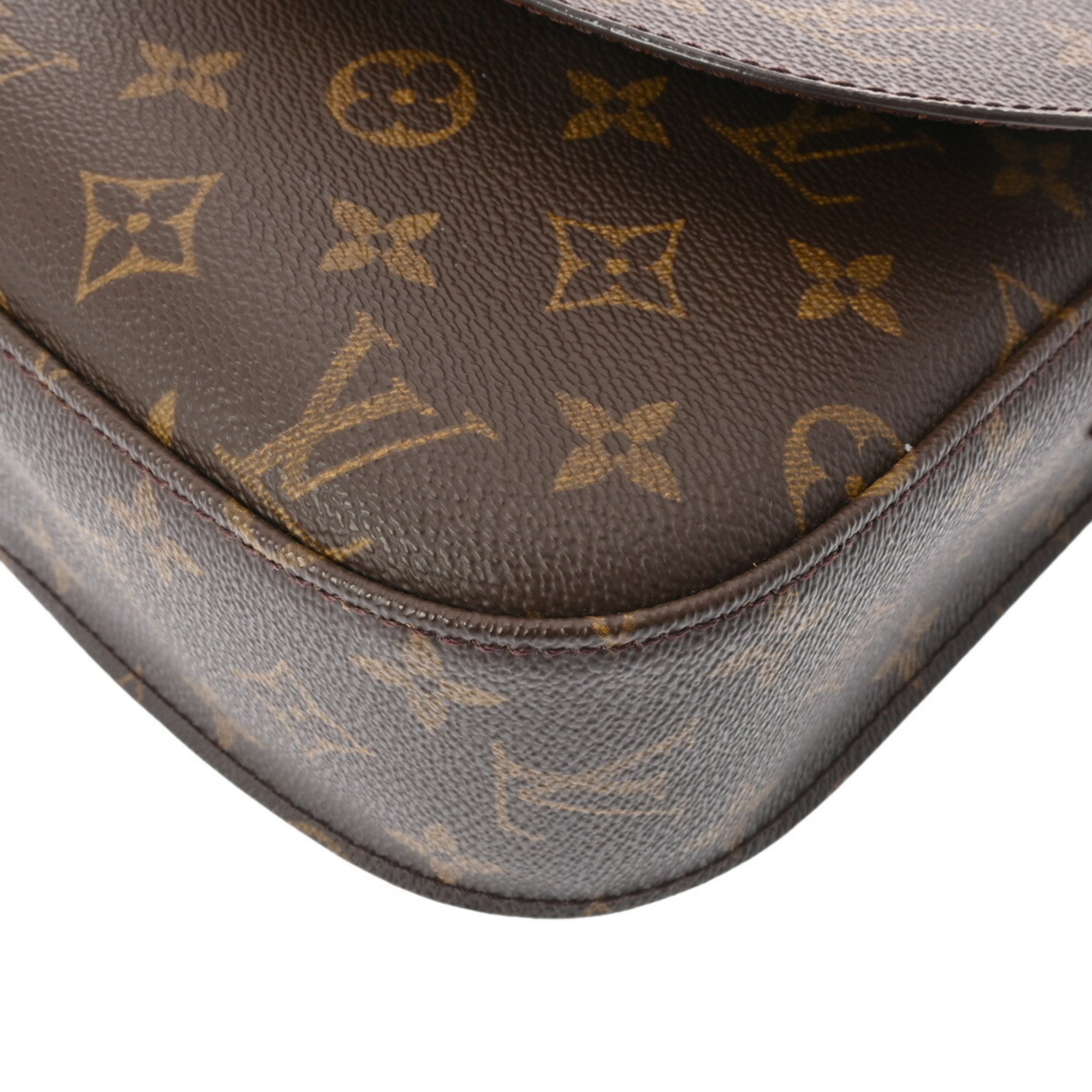 LOUIS VUITTON Louis Vuitton Monogram Saint-Cloud GM Brown M51242 Women's Canvas Shoulder Bag