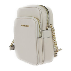 Michael Kors JET SET TRAVEL NS Jet Set Shoulder Bag 35H3GTVC2L2171 Leather Light Cream Chain Crossbody Medium