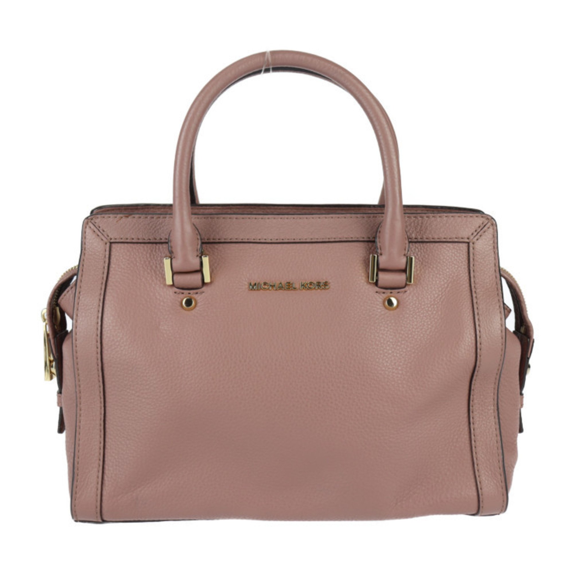 Michael Kors COLLINS MD Collins Medium Satchel Handbag 30F5GIES1L Leather Pink Shoulder Bag Tote