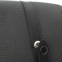 LOUIS VUITTON Louis Vuitton Monogram Christopher Black M58476 Men's Taurillon Leather Bag