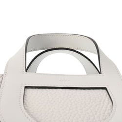 HERMES In the Loop 18 New White - B stamp (around 2023) Women's Taurillon Clemence/Swift leather handbag