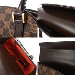 LOUIS VUITTON Damier Saria So Brown N51284 Women's Canvas Handbag