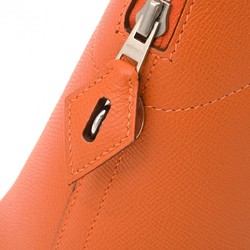 HERMES Bolide 31 Orange N Stamp (around 2010) Women's Epsom Leather Handbag