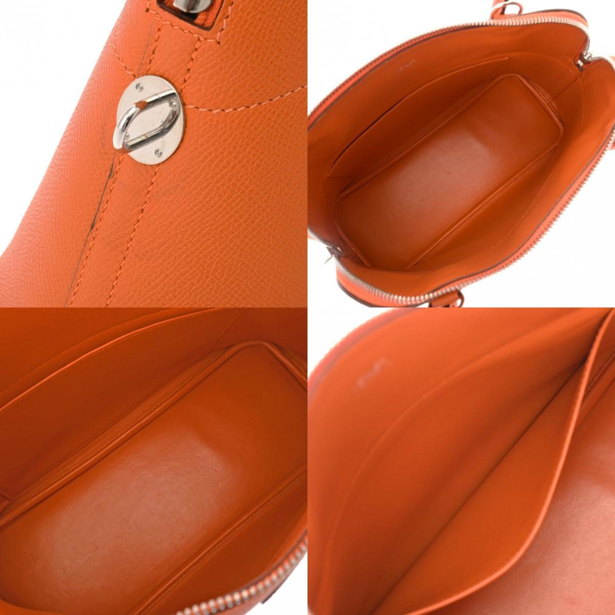 HERMES Bolide 31 Orange N Stamp (around 2010) Women's Epsom Leather Handbag