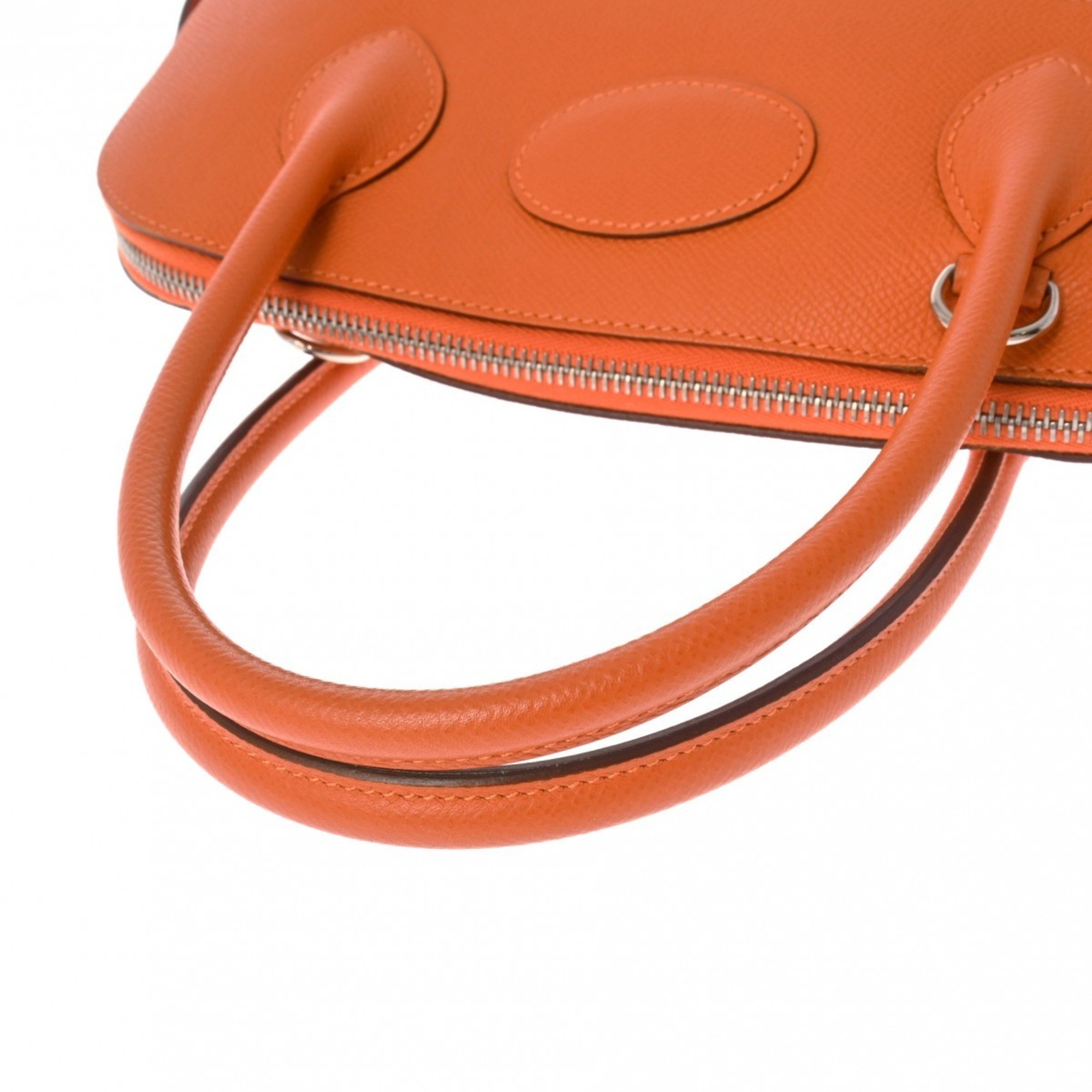 HERMES Bolide 31 Orange N Stamp (around 2010) Women's Epsom Leather Handbag