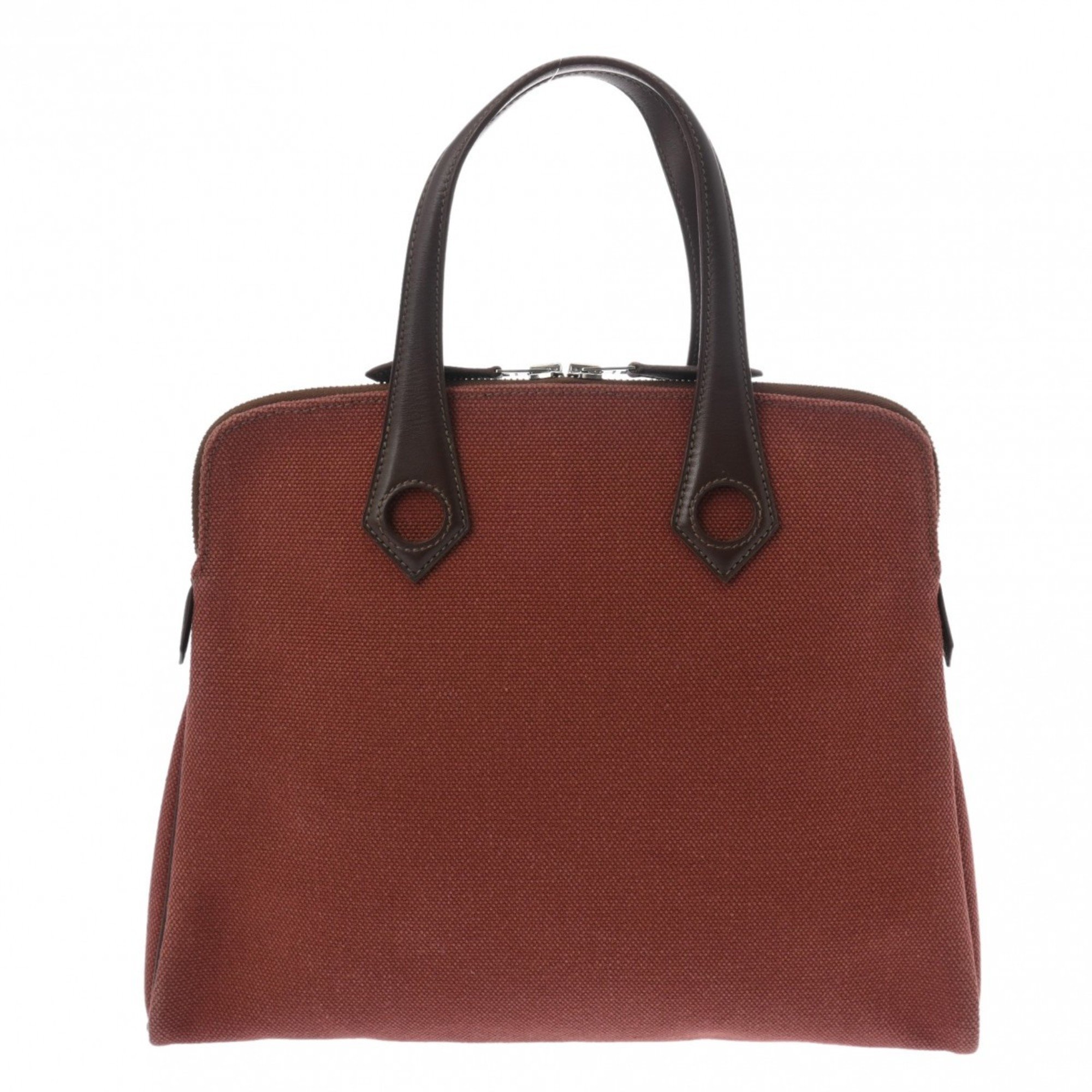 HERMES Hermes Sac Ibous PM Bordeaux □I stamp (around 2005) Women's Toile H Veau Swift handbag