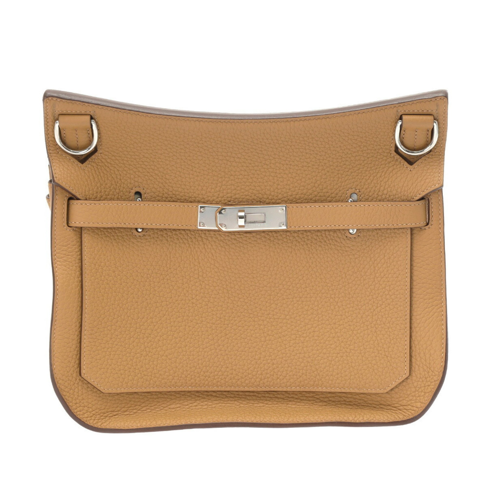 HERMES Hermes Gypsiere 28 Biscuit Z Stamp (around 2021) Women's Taurillon Clemence Shoulder Bag