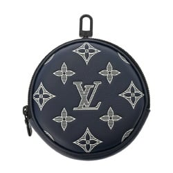 LOUIS VUITTON Monogram Shadow Duos Sling Bag, Body Navy, M24751, Men's Leather Shoulder Bag