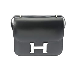 HERMES Constance 3 18 Black Y Stamp (around 2020) Women's Box Calf Shoulder Bag