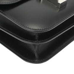 HERMES Constance 3 18 Black Y Stamp (around 2020) Women's Box Calf Shoulder Bag