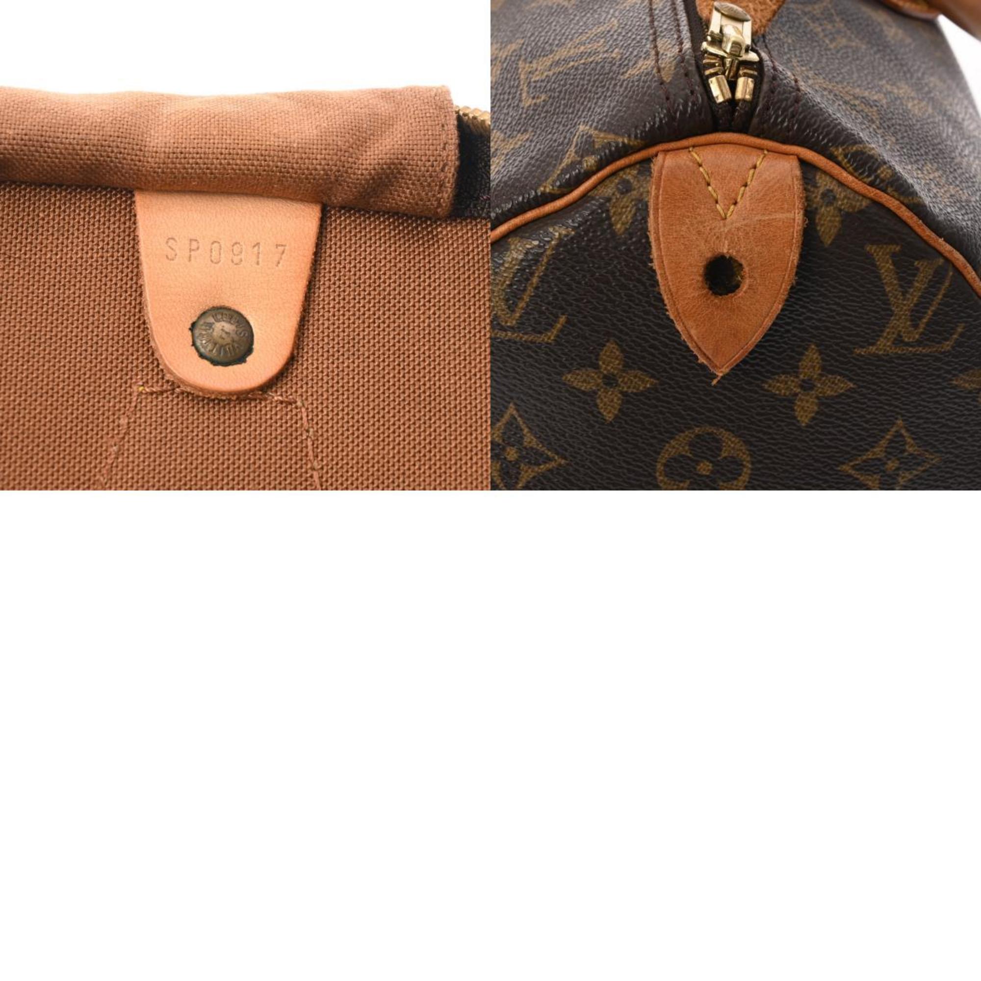 LOUIS VUITTON Louis Vuitton Monogram Speedy 40 Brown M41522 Women's Canvas Handbag