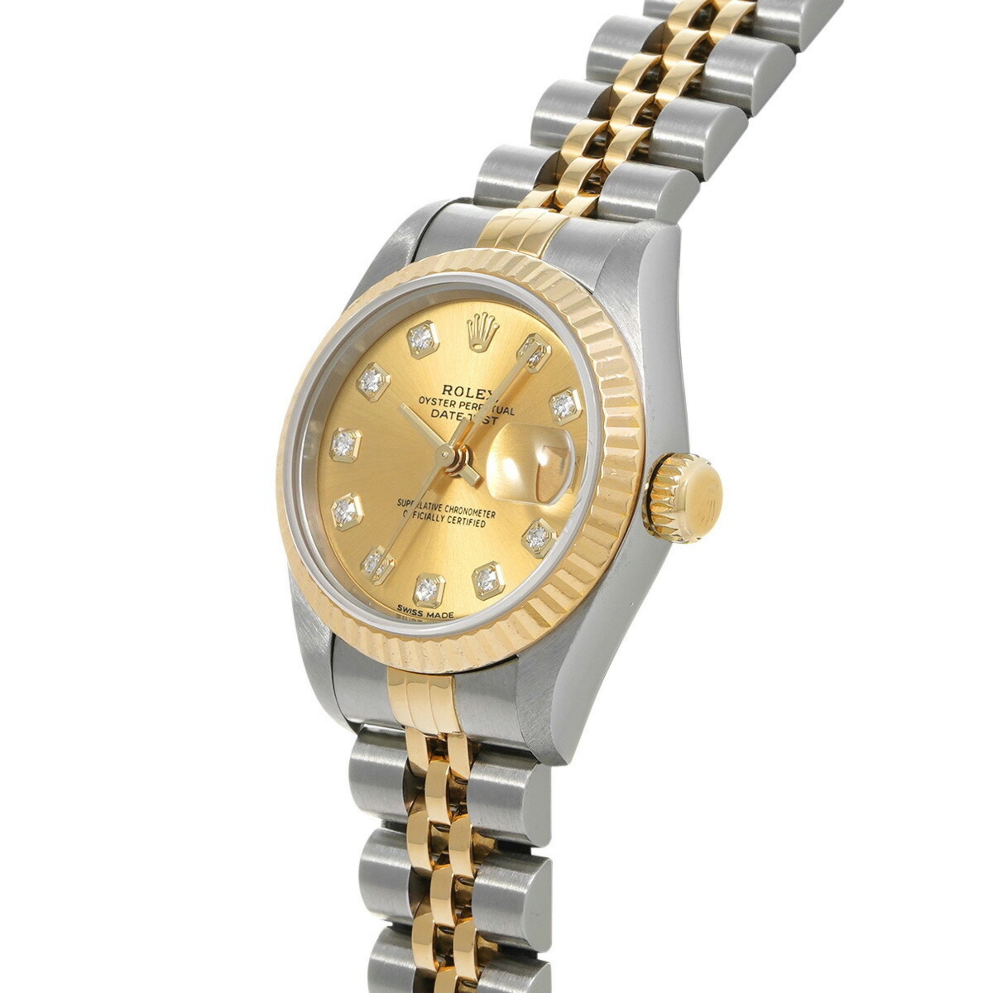 ROLEX Rolex Datejust 10P Diamond 69173G Ladies Watch Automatic