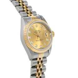 ROLEX Rolex Datejust 10P Diamond 69173G Ladies Watch Automatic