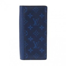 LOUIS VUITTON Louis Vuitton Taigarama Portefeuille Plaza Cobalt M30297 Men's Leather Bi-fold Wallet