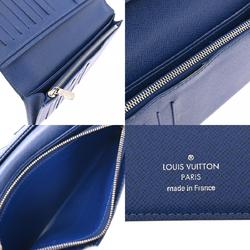 LOUIS VUITTON Louis Vuitton Taigarama Portefeuille Plaza Cobalt M30297 Men's Leather Bi-fold Wallet