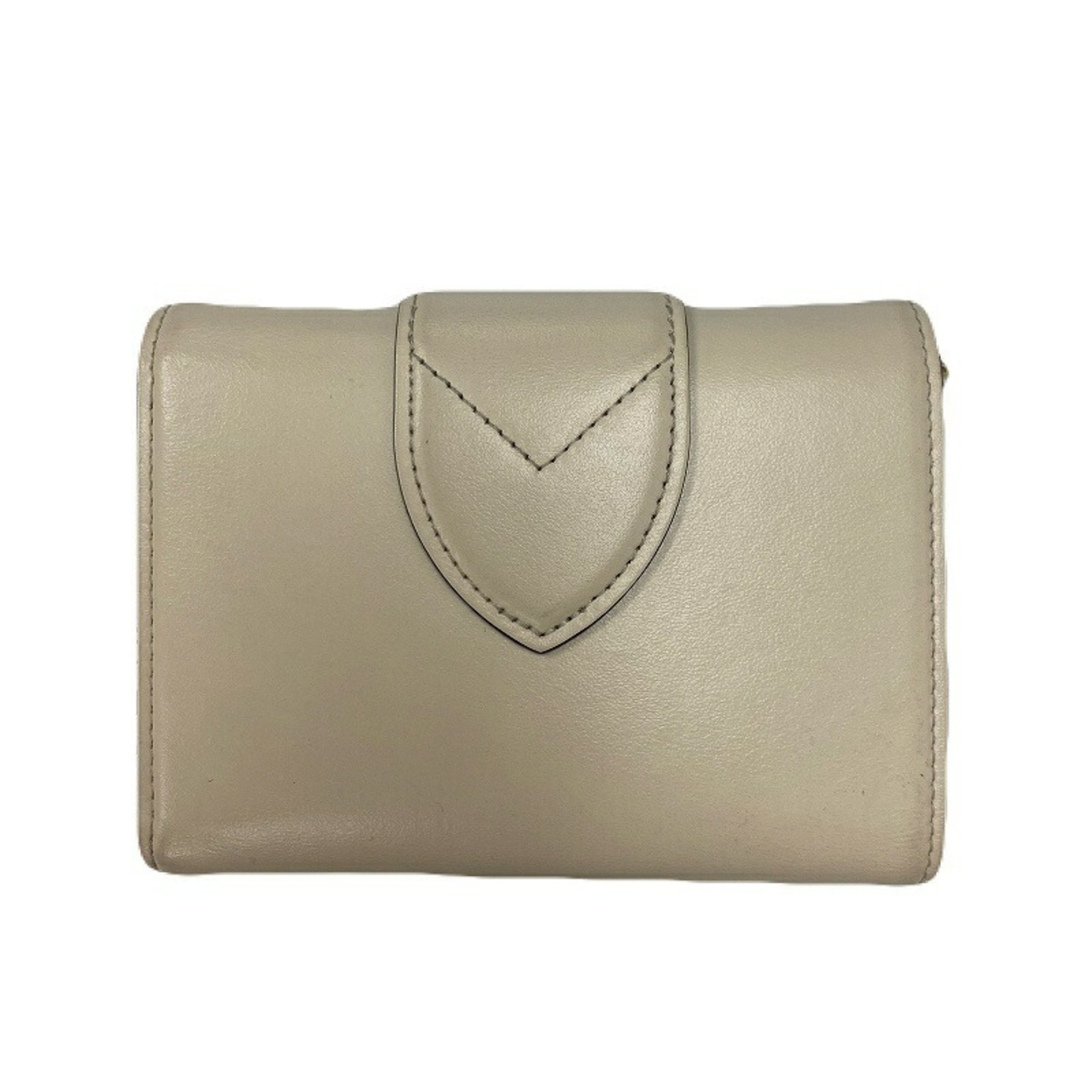 LOUIS VUITTON Portefeuille LV Pont Neuf Compact Tri-fold Wallet M69176 with Initials JA-19356